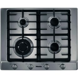 Miele KM2012 65cm Gas Hob with Wok Burner in Stainless Steel